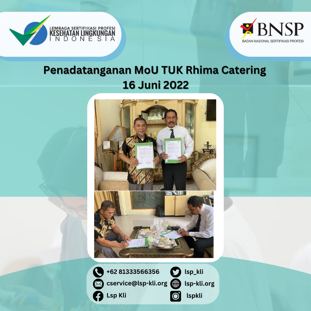 Penadatanganan MoU TUK Rhima Catering – 16 Juni 2022