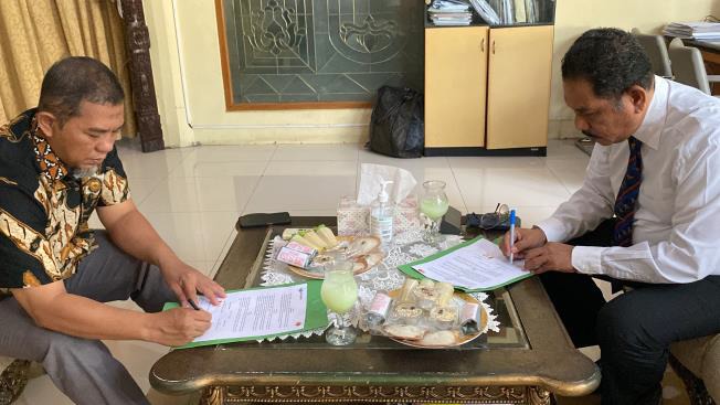 Penadatanganan MoU TUK Rhima Catering – 16 Juni 2022